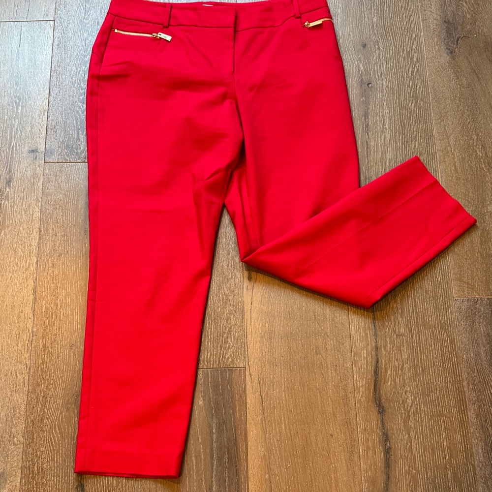 Chaus Stylish Red Womens Pants - 12